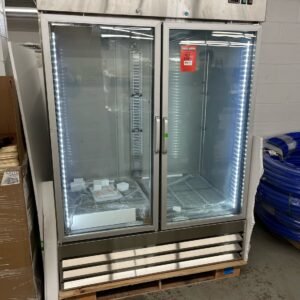 KoolMore 54 in Two Glass Door Reach-In Freezer RIF-2D-GD